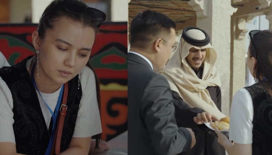 Димаш Құдайбергеннің қарындасы қазақтың ұлттық тағамдарын Дохада таныстырды