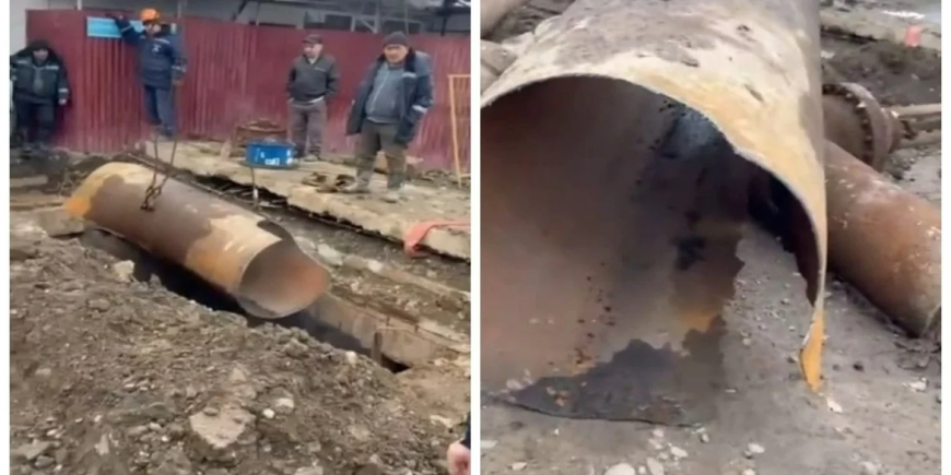 Алматыда жылу құбыры жарылып, бірнеше адам ыстық суға күйіп қалды