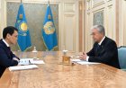 Бағдат Мусин Тоқаевқа "Қазақтелекомның" жұмысы туралы есеп берді