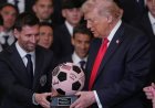 Трамп Ақ үйде Мессидің мықты футболшы екенін айтты