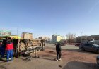 Ақтөбеде ішінде жүкті әйел бар жедел жәрдем көлігі аударылып қалды