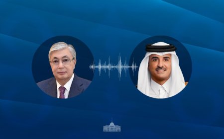 Тоқаев Катар әмірімен сөйлесіп, Таяу Шығыстағы жағдайды білді