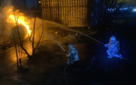 Ақтөбеде газ құю бекетінде жойқын жарылыс болды (ВИДЕО)