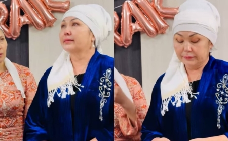 «Өле-өлгенше Асекеңнің аруағына қызмет етемін»: Бағдат Әшімова көзіне жас алды (ВИДЕО)