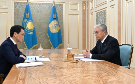 Бағдат Мусин Тоқаевқа "Қазақтелекомның" жұмысы туралы есеп берді