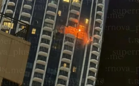 Дубайда зәулім ғимаратқа дрон соғылды