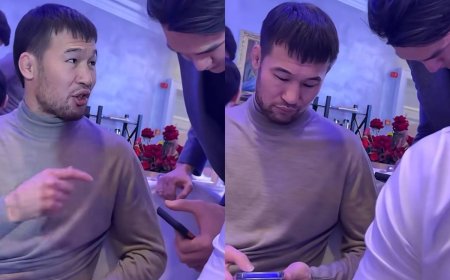 «Кіммен дос болуды біледі»: Нұрлан Сабыров Шавкат Рахмоновтың нөмірін алған видеосы тарады (ВИДЕО)