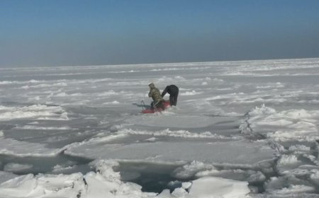 Қостанай облысында екі балықшы мұз астына құлап кеткен