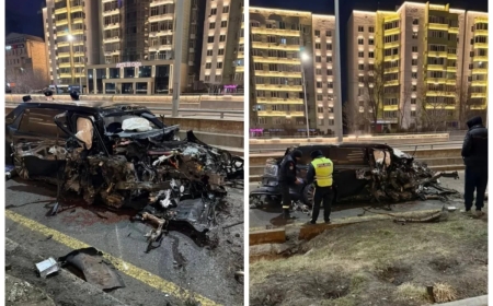 Алматыда жантүршігерлік жол апатынан үш адам қаза тапты