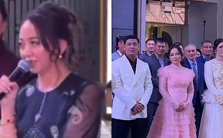 «Өз жолыңды біл!»: Кенжебек Жанәбіловтің әйелі келінге тілек айтамын деп сынға қалды