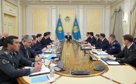 Тоқаев Қауіпсіздік Кеңесінің отырысын өткізді