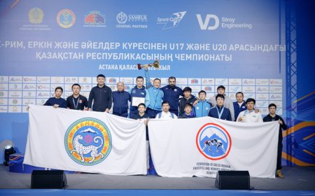 Астанада жас балуандар бақ сынады