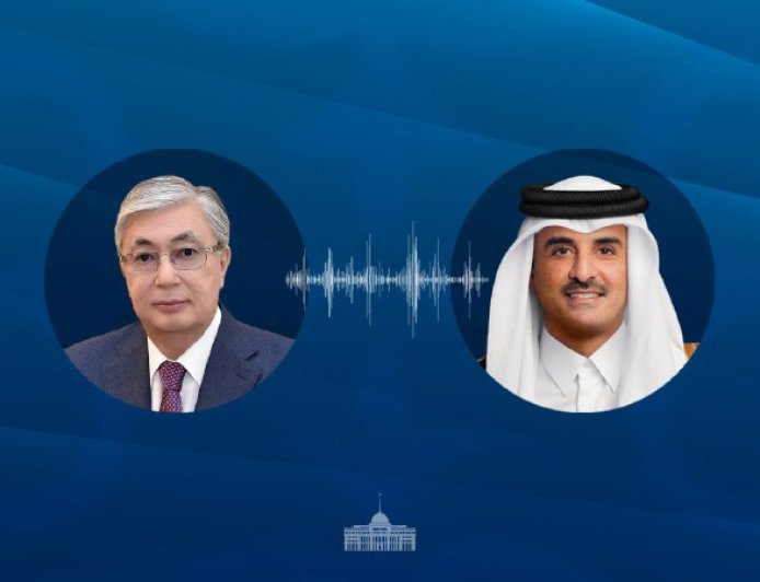 Тоқаев Катар әмірімен сөйлесіп, Таяу Шығыстағы жағдайды білді