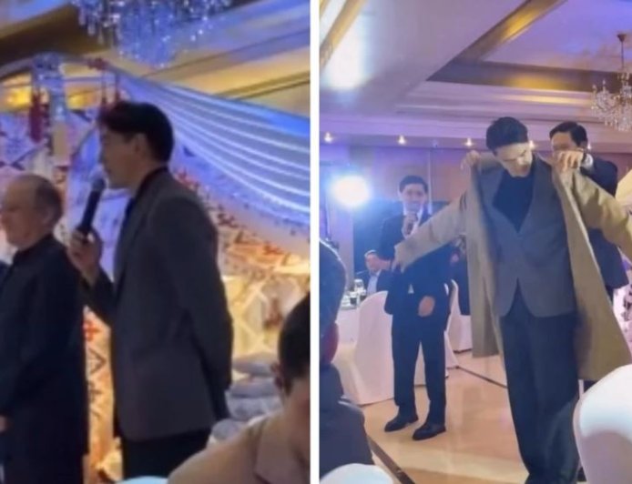 Бұрынғы министрге дейін жүр: Нұрлан Сабыров Астанадағы тойда төбе көрсетті (ВИДЕО)