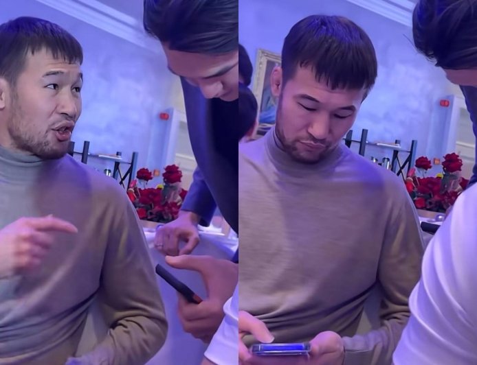 «Кіммен дос болуды біледі»: Нұрлан Сабыров Шавкат Рахмоновтың нөмірін алған видеосы тарады (ВИДЕО)