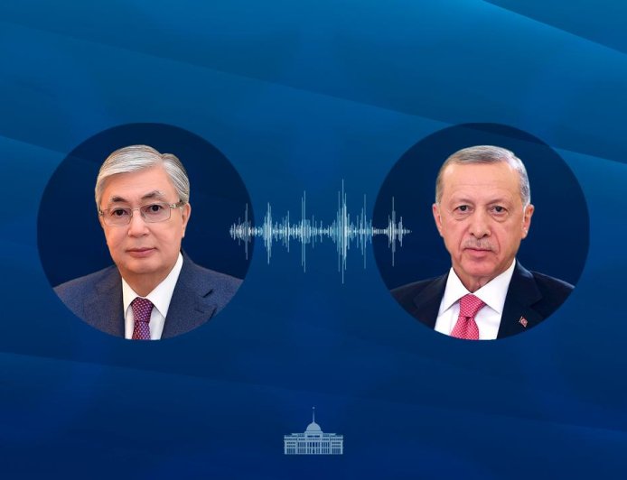 Тоқаев Түркия Президенті Режеп Тайип Ердоғанмен телефон арқылы сөйлесті