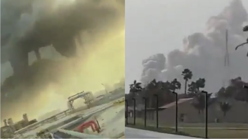 Иран ірі мұнай өңдеу зауыттарының біріне шабуыл жасады(ВИДЕО)