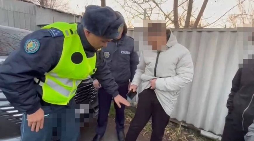 Шымкентте полицейлер есірткі жарнамасына тосқауыл қойды