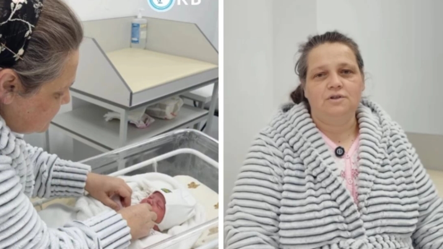 Теміртауда 48 жастағы әйел 13-ші сәбиін дүниеге әкелді (ВИДЕО)