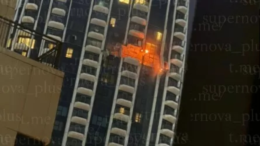 Дубайда зәулім ғимаратқа дрон соғылды