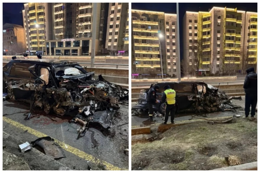 Алматыда жантүршігерлік жол апатынан үш адам қаза тапты