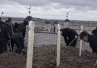 Астанадағы өрттен  көз  жұмған үш баланың жерлеу рәсімі өтті (ФОТО)