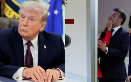 «Жағындағы жарақатын емдеп жүр»: Трамп Макронды мазақ қылды