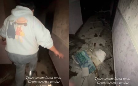 «Күйеуінің жағдайы мүшкіл»:  Астанадағы өрттің куәгері көршілері туралы айтты