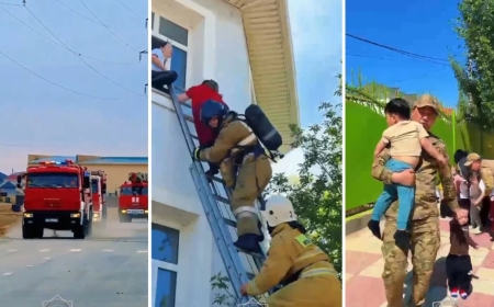 Қызылордада балабақша ғимаратынан өрт шықты