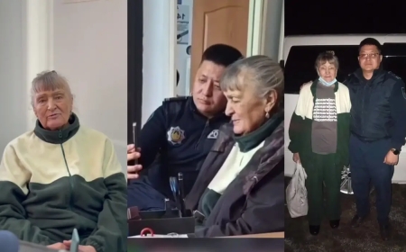 Ақтөбе облысында учаскелік полицей қарт ананы 30 жыл көрмеген балаларымен қауыштырды