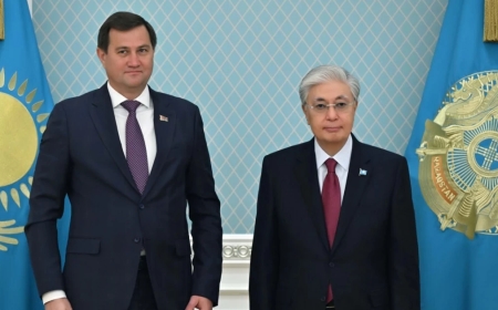 Мемлекет басшысы Беларусь сыртқы істер министрі Максим Рыженковпен кездесті