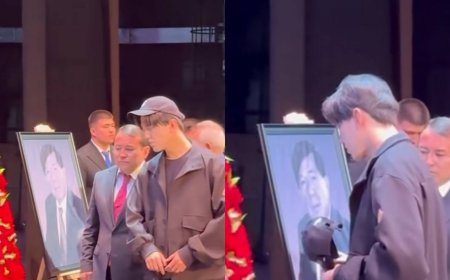 «Тектілігі ғой»: Димаш Құдайберген Шахановты ақтық сапарға шығарып салуға арнайы келді (ВИДЕО)