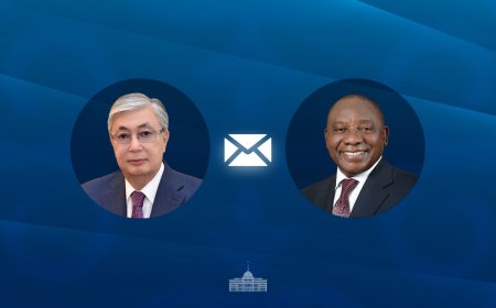Тоқаев  Оңтүстік Африка Республикасының Президентіне құттықтау жеделхатын жіберді