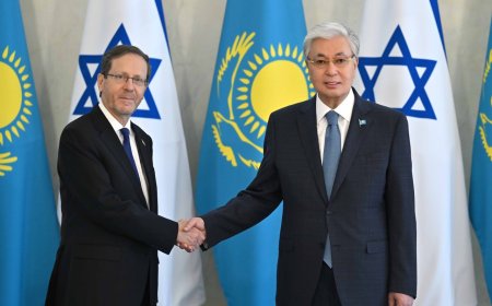Тоқаев Израиль Президентімен шағын құрамда келіссөз жүргізді