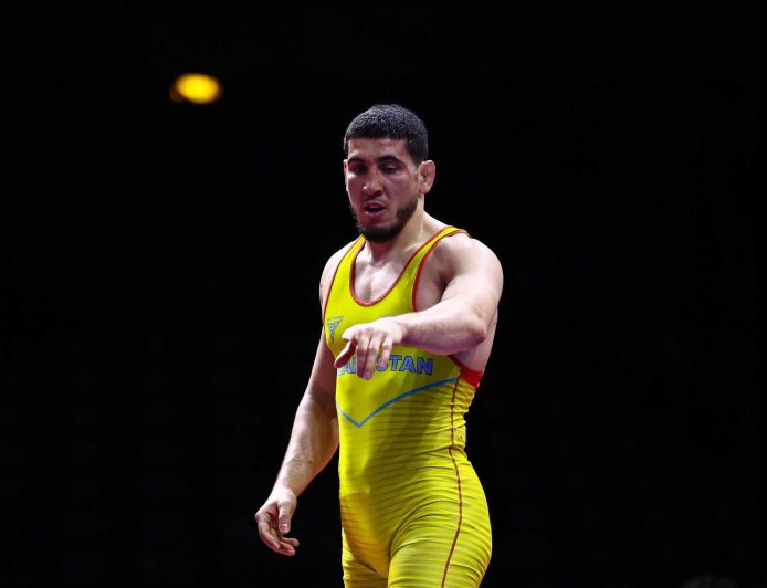 Балуан Ибрагим Магомадов әлем чемпионатының жүлдегерін жеңіп, Азия чемпионатының жартылай финалына шықты