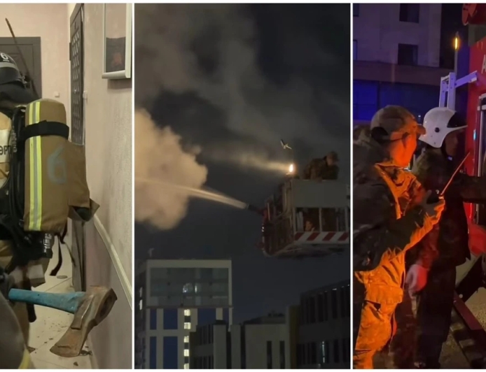 «Аула жабық болған»: Астанада болған өрт жайында ТМЖ мәлімдеме жасады