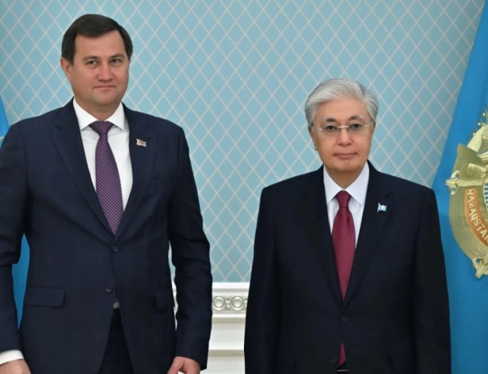 Мемлекет басшысы Беларусь сыртқы істер министрі Максим Рыженковпен кездесті