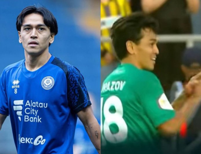 «Жағымсыз сөз айтты»: Футболшы Оразов алаңдағы оғаш әрекетіне түсініктеме берді (ВИДЕО)