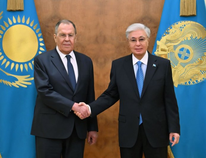 Президент Сергей Лавровты қабылдады
