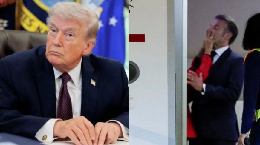 «Жағындағы жарақатын емдеп жүр»: Трамп Макронды мазақ қылды