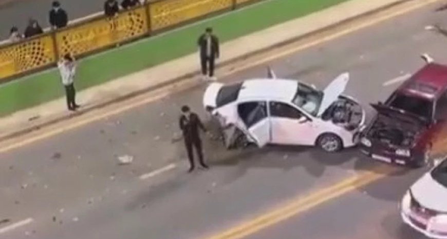 Қызылордада 4 көлік соқтығысып қалды