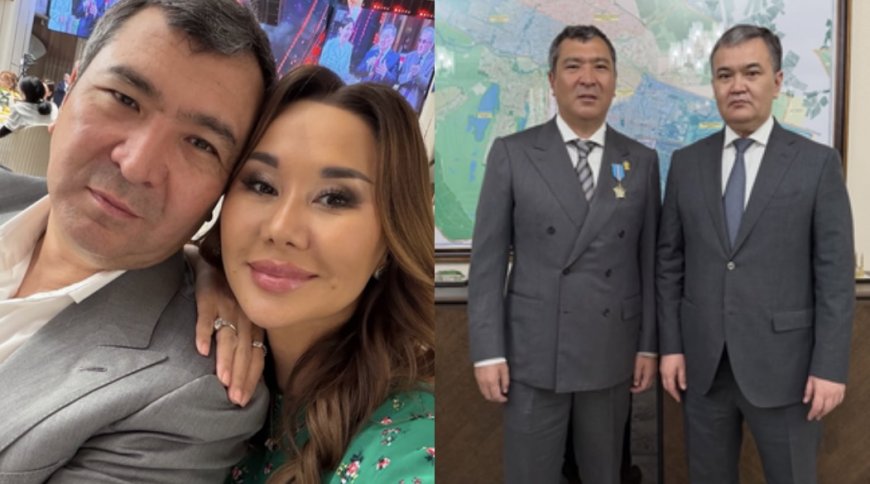 «Мақтанамын»: Динара Сәтжанның күйеуі «Құрмет» орденімен марапатталды