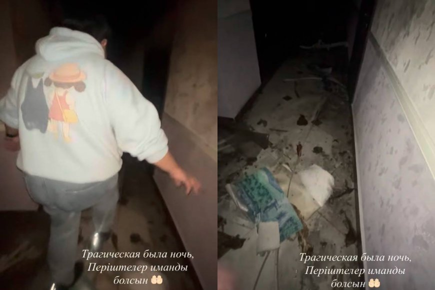 «Күйеуінің жағдайы мүшкіл»:  Астанадағы өрттің куәгері көршілері туралы айтты