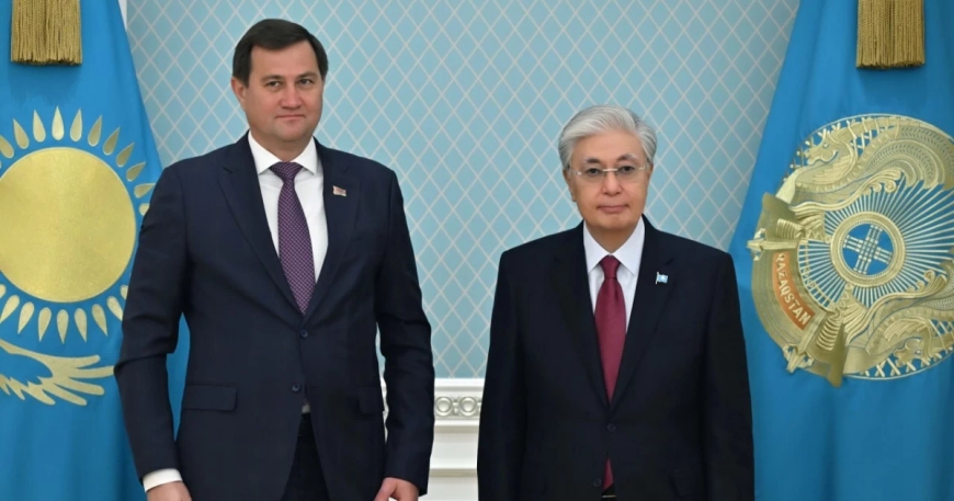 Мемлекет басшысы Беларусь сыртқы істер министрі Максим Рыженковпен кездесті