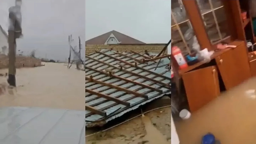 Маңғыстау облысында үйлерді су басты