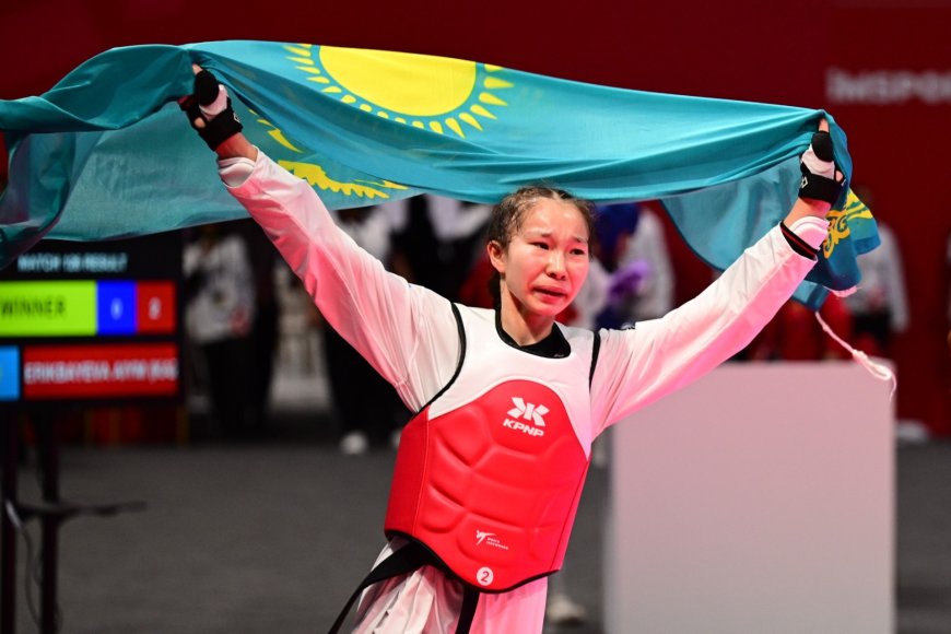 «20жыл күткен тарихи жеңіс»: Таэквондошы Айым Серікбаева әлем чемпионы атанды