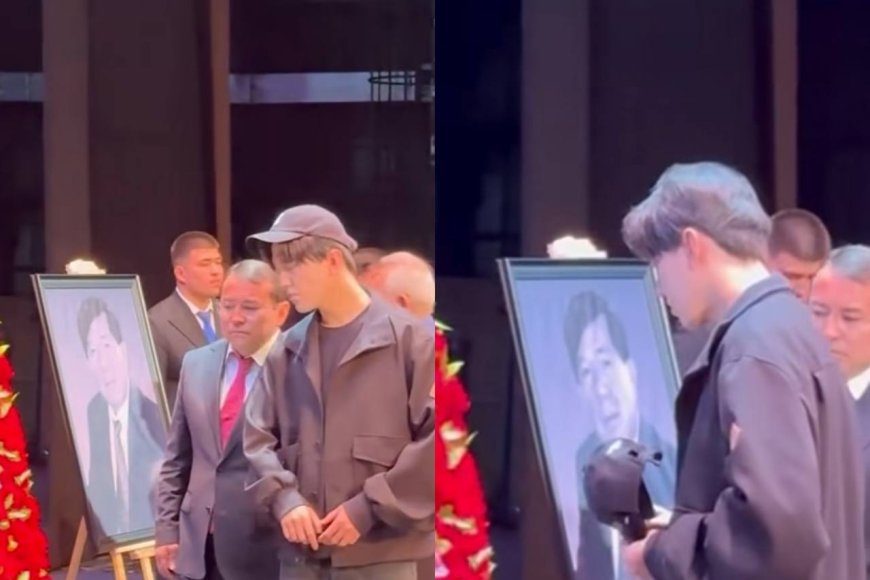 «Тектілігі ғой»: Димаш Құдайберген Шахановты ақтық сапарға шығарып салуға арнайы келді (ВИДЕО)