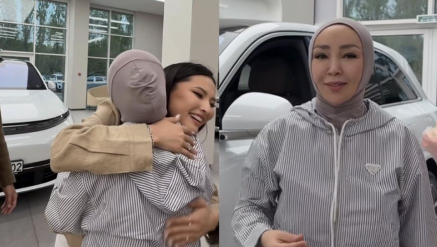 «Жыл енесі»: Айнұр Тұрсынбаева келініне қымбат көлік сыйлады (ВИДЕО)