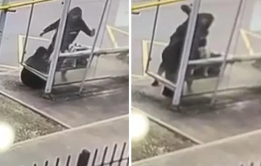 Алматыда жас жігіт аялдамада тұрған зейнеткер әйелді аяусыз ұрып-соққан (ВИДЕО)