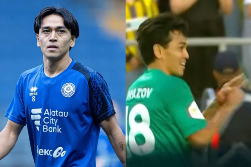 «Жағымсыз сөз айтты»: Футболшы Оразов алаңдағы оғаш әрекетіне түсініктеме берді (ВИДЕО)